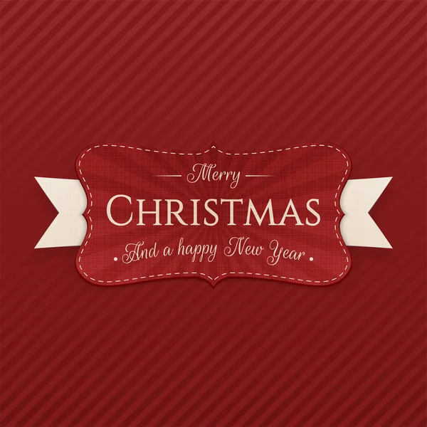 Vektör Merry Christmas dekoratif rozeti