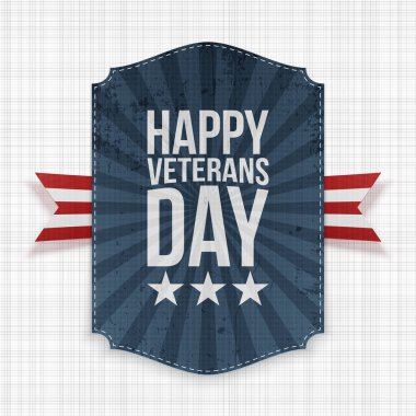 Mutlu Gaziler günü vektör grunge afiş