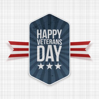 Kurdele ile mutlu Gaziler günü ulusal afiş