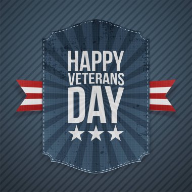 Mutlu Gaziler günü kağıt işareti