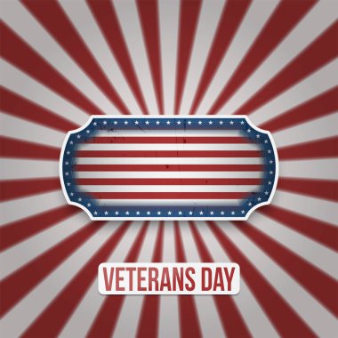 Gaziler günü metin ile Vintage rozet