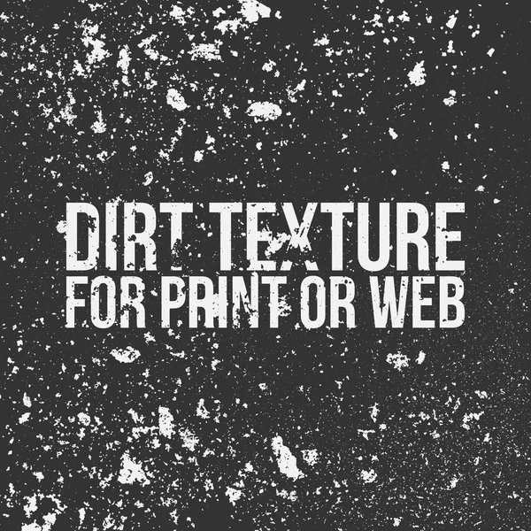 Dirt Texture for Print or Web — Stock Vector