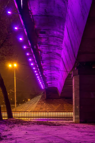 Kajdak Most Ukrajina Město Dnipro Dněpropetrovsk — Stock fotografie