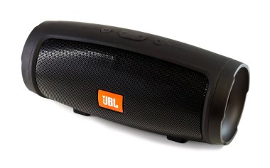 Ses hoparlörleri, taşınabilir müzik hoparlörü, plastik siyah