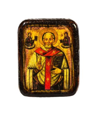 Aziz Niklas ikonu, malzeme ağacı.