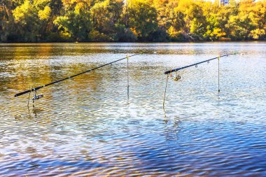 Ekim 'de sonbahar doğası, Dnipro şehri, Zafer seti, Ukrayna