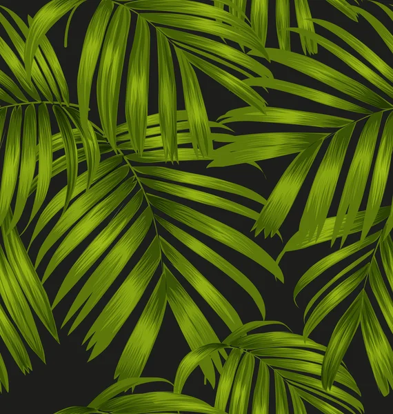 Palm blad patroon — Stockvector