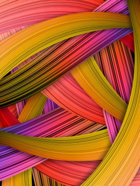 renkli dalgalı soyut arkaplan