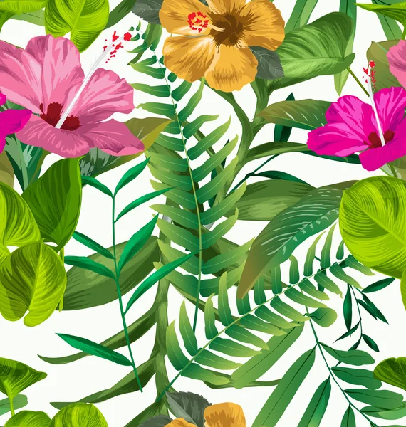 Motif floral sans couture 6 — Image vectorielle