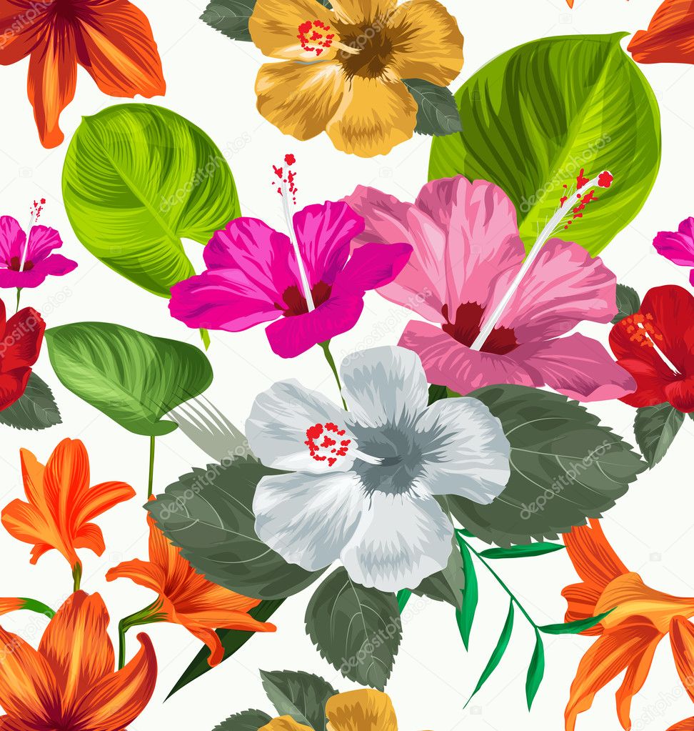 floral seamless pattern