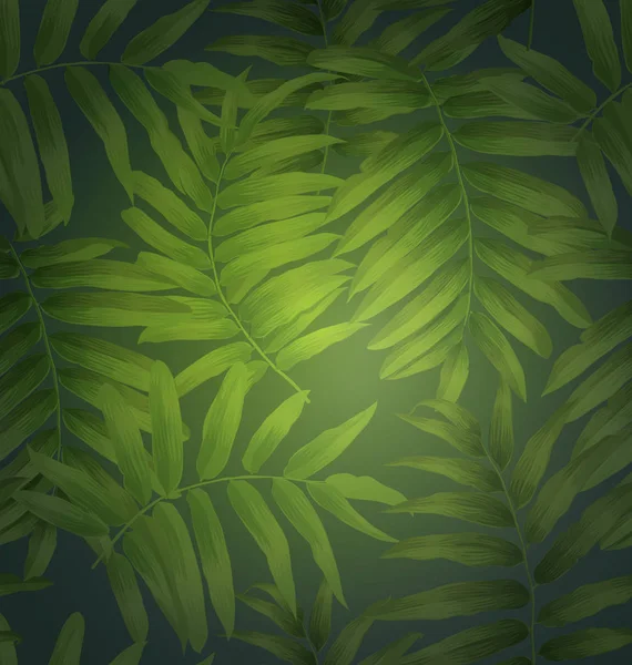 Тропічний leaf візерунком — стоковий вектор