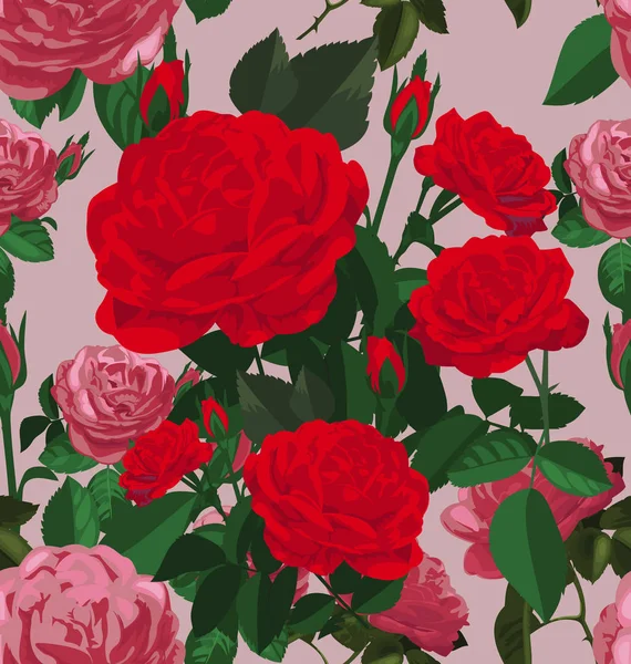 Modèle sans couture rose — Image vectorielle