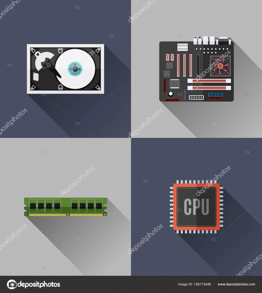 Computer components Vectors & Illustrations for Free Download