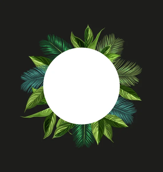 熱帯植物の束 — ストックベクタ