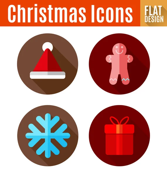 Christmas icon set — Stock Vector