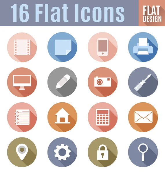 Icon flat design — Stock Vector