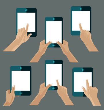El ele tutuşan cep telefonu