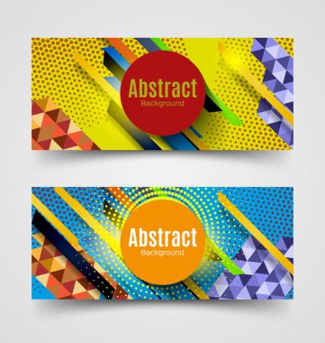 Soyut Geometrik Arkaplan.