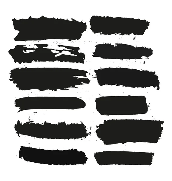 Black brushstroke — стоковый вектор