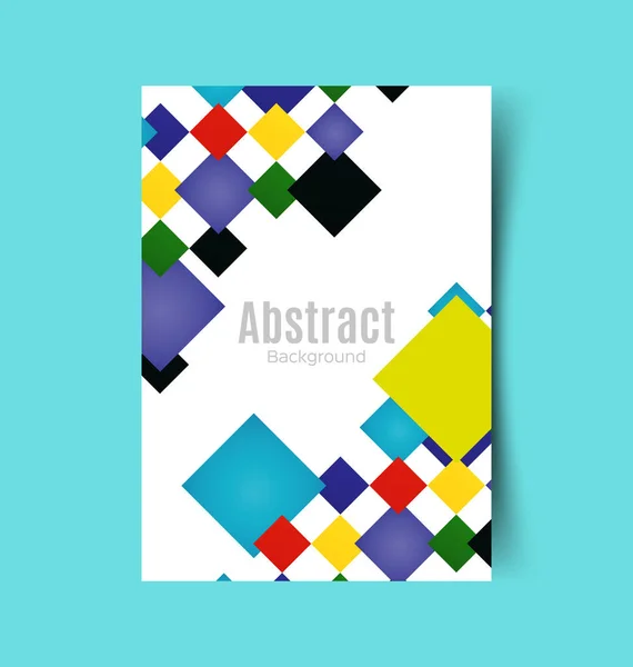 Portada informe abstracto — Vector de stock