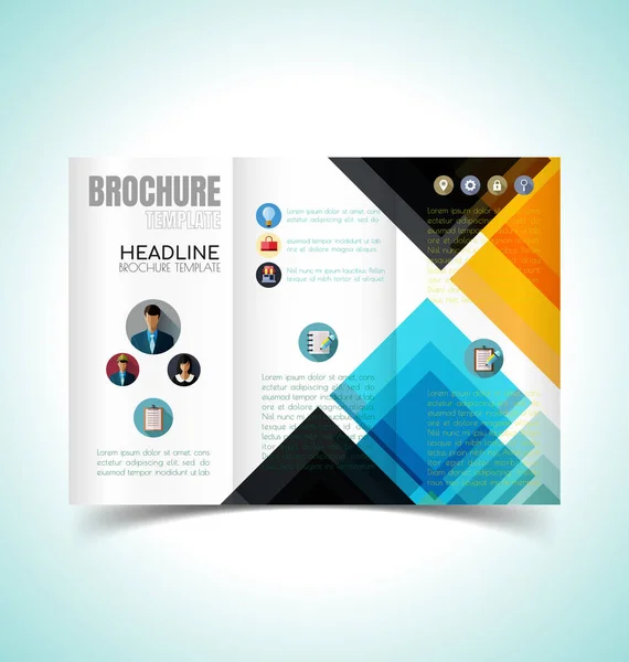 Brochure design template12 — Stock Vector