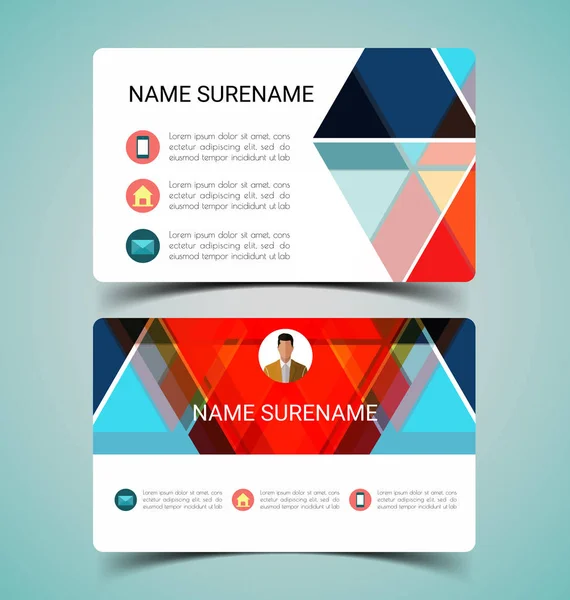 Naam kaart template2 — Stockvector