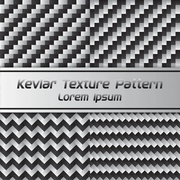 Modèle de texture en kevlar de carbone. Illustration vectorielle — Image vectorielle