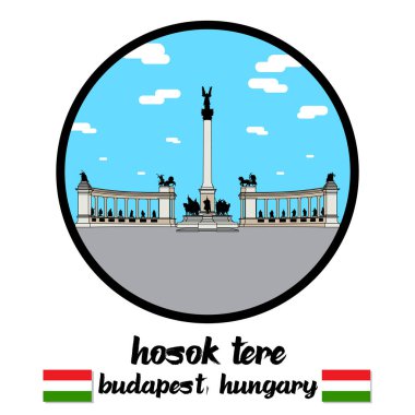 Çember simgesi Hosok Tere. vektör illüstrasyonu