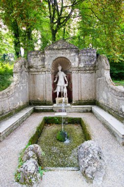 Hüner çeşme Hellbrunn Sarayı, Salzburg, Avusturya.