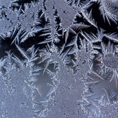 arka plan doku buz kalıpları üzerinde cam, kare fotoğraf