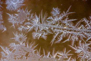 arka plan doku buz kalıpları üzerinde cam, renkli fotoğraf