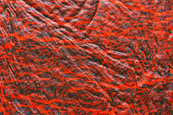 赤オレンジ色の抽象的な背景テクスチャ合成皮革テキストのためのスペース — ストック写真