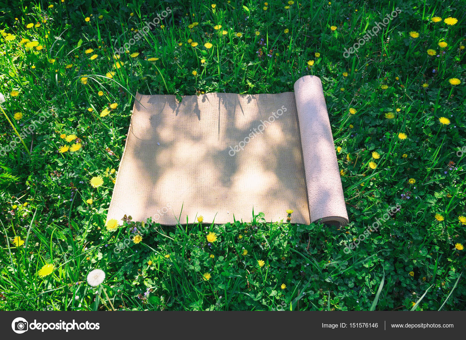 grass yoga mat