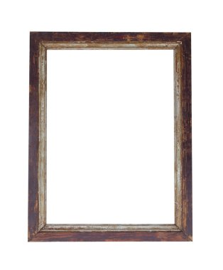 eski vintage kare Resim Sergisi ve beyaz arka plan üzerinde izole fotoğraflar için