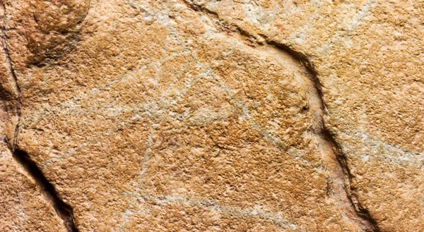 石畳の光の茶色の石の背景テクスチャ — ストック写真