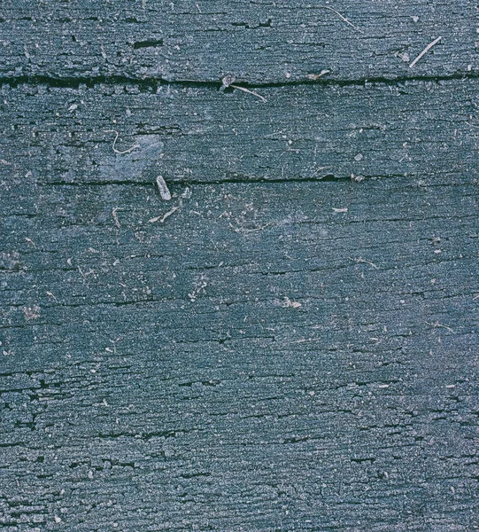 Texture Old Oak Boards Covered Frost Tinted Photo — Stock Photo, Image