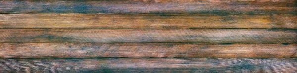 Horizontální Panoramatické Retro Grunge Pozadí Dřevěná Prkna — Stock fotografie