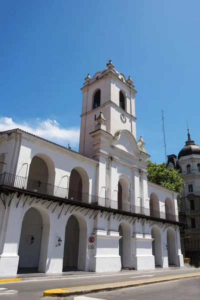 Cabildo Буенос-Айресі в неділю з турист — стокове фото