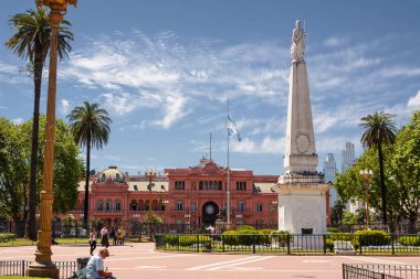 Buenos Aires, Argentina - October 30, 2016: Casa Rosada in Plaza