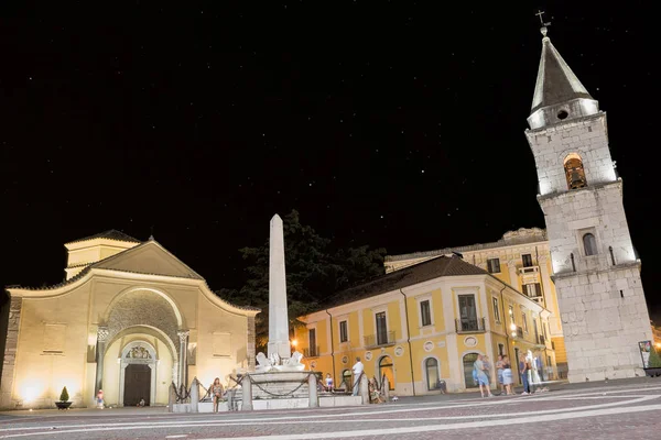 Church of Santa Sofia and its bell tower on the night of August — Stock Photo, Image