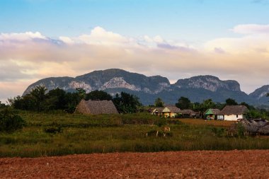 Gündoğumu, Mogotes ile Vinales vadi Panorama