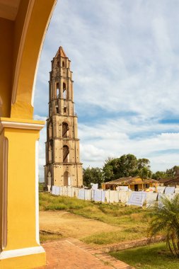 Gözetleme kulesi Manaca Iznaca şeker fabrikası'nın kölelerin