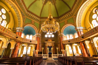 Interior of the Jewish synagogue in Sofia (Bulgaria) clipart