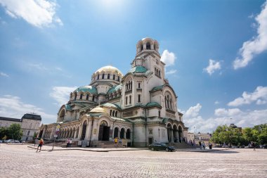 Sofya 'daki Katedraldeki Aziz İskender cephesi