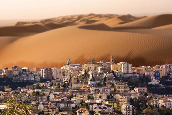 Climate Change Desertification Goes All Way European Cities — Stock Photo, Image