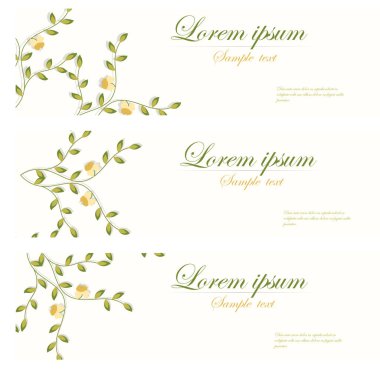 Çiçek afiş retro tarzı.