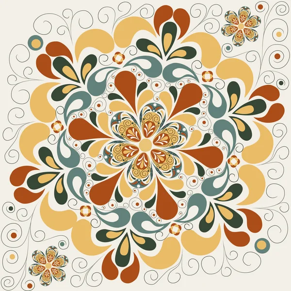 Patrón floral abstracto con pétalos — Foto de Stock