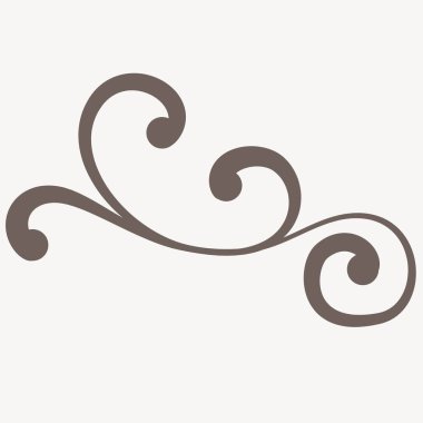 Dekoratif soyut çiçek süsleme