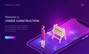 Yapım aşamasındaweb sitesi, bakım iş hatası