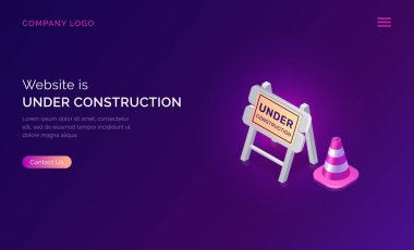 Yapım aşamasındaweb sitesi, bakım iş hatası
